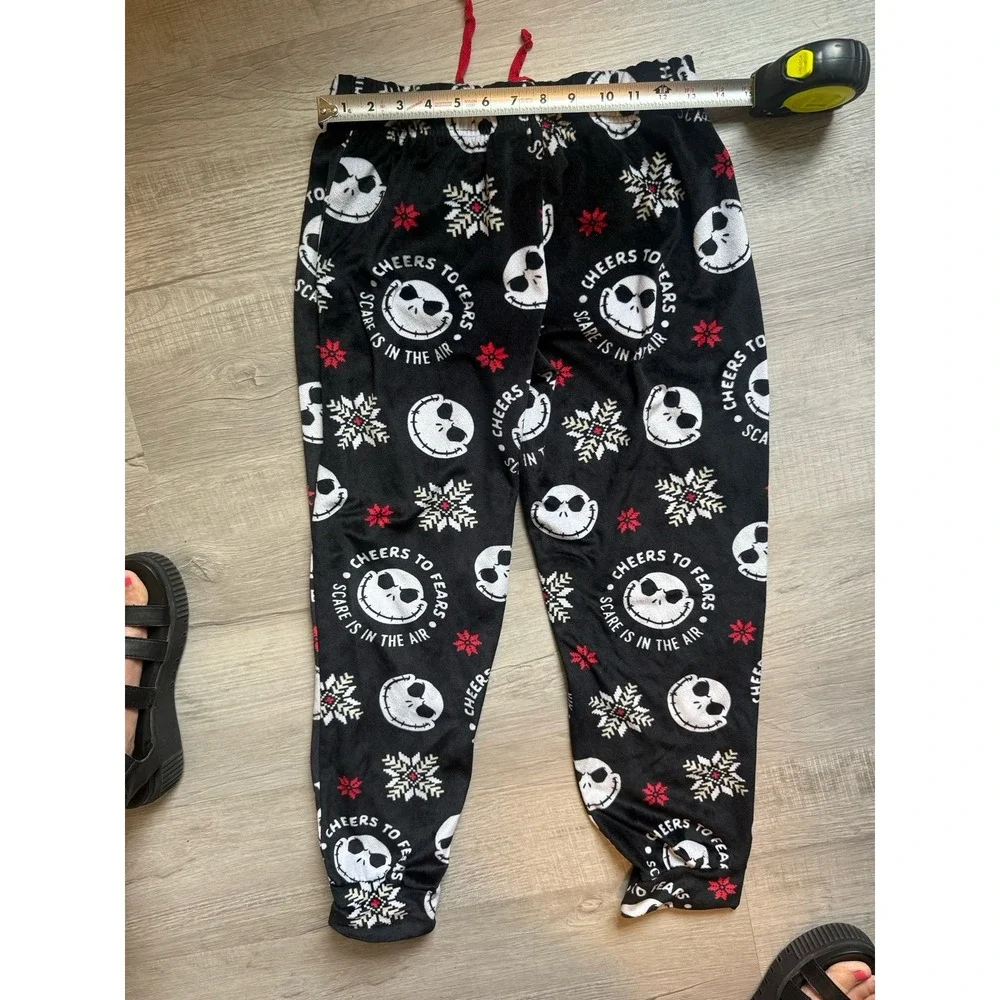 Disney Nightmare‎ Before Christmas Women's cuffed sleep pants joggers small - Picture 7 of 8